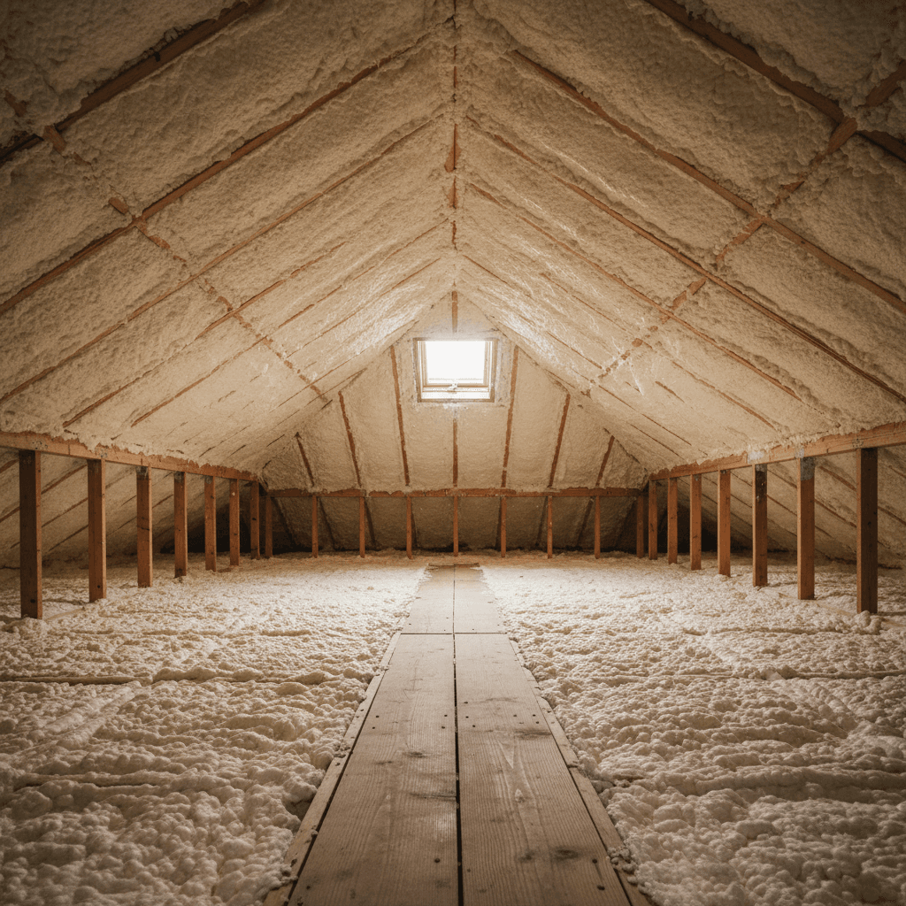 Completed Attic Insulation